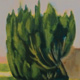 painting of bush - left